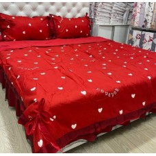 Комплект постельного белья с готовым одеялом  размер Евро LOVE